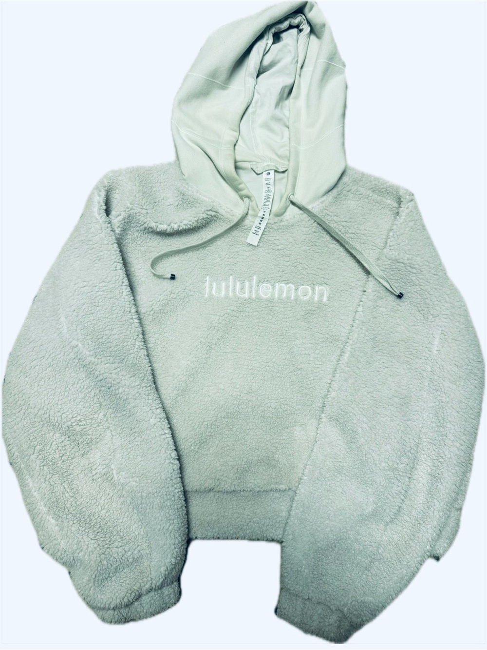 lululemon athletica off-white size 6 Sherpa Hoodie